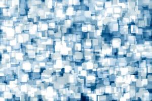 Abstract blue background design with rounded square shape in random geometric pattern photo