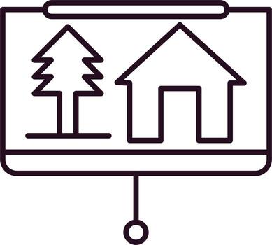 icono de vector de presentación