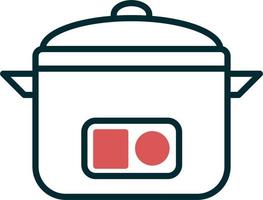 Rice cooker Vector Icon