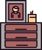 Chestofdrawers Vector Icon