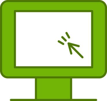 Monitor Vector Icon