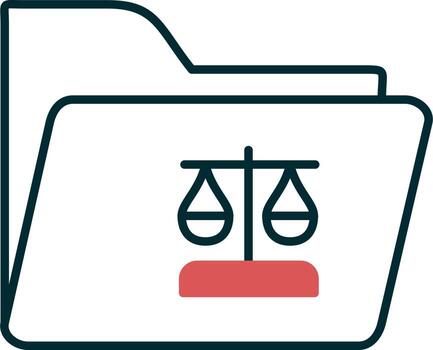 icono de vector de carpeta