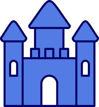icono de vector de castillo