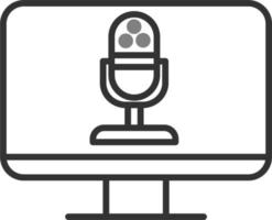 Broadcaster Vector Icon