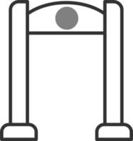 Metal detector Vector Icon