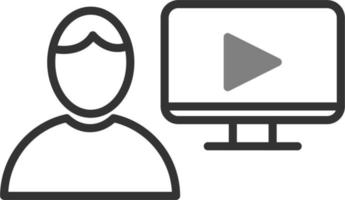 Blogger Vector Icon