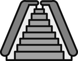 icono de vector de escalera mecánica