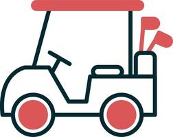 Golf cart Vector Icon