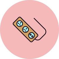 Power strip Vector Icon