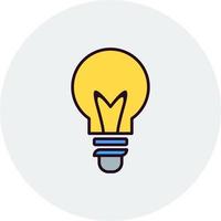 Light bulb Vector Icon