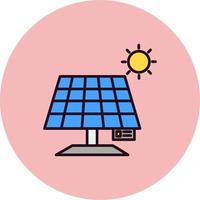 Solar panel Vector Icon