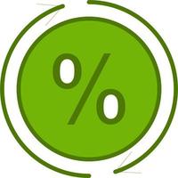 Percentage Vector Icon