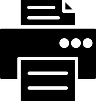 icono de vector de impresora