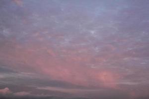 Colourful cloudy twilight beautiful sky cityscape sunset and morning sunrise. Dramatic evening night early morning view. Panoramic nature background concept. Copy space for text. World environment day photo