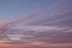 Colorful cloudy twilight beautiful sky cityscape sunset and morning sunrise. Dramatic evening night early morning view. Panoramic nature background concept. Copy space for text. World environment day photo