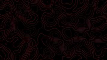 Topographic map. Abstract background with lines and circles. Red mountain contour lines. Topographic terrain. Red background with space grid Topographic background. photo