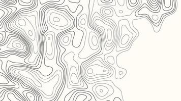 fondo abstracto de relieves curvos de papel de onda blanca, fondo de mapa de contornos topográficos abstractos. relieve montañoso geográfico. fondo de líneas abstractas. mapas de contorno. concepto de negocio. foto