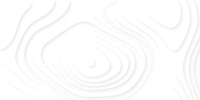 White paper cut white background. Abstract realistic papercut decoration textured with wavy layers and shadow. Topographic contour map abstract tech motion graphic design. photo
