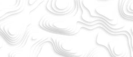 Abstract smooth origami shape paper cut. White realistic paper cut wave curve overlap background decoration texture. photo
