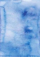 acuarela azul antecedentes pintura textura. Clásico mano pintado acuarela fondo. manchas en papel. foto