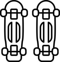 Longboard Vector Icon