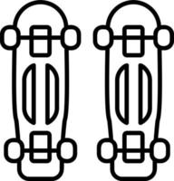 Longboard Vector Icon