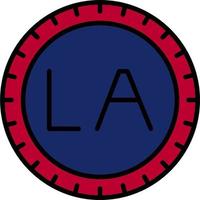 Laos Dial code Vector Icon