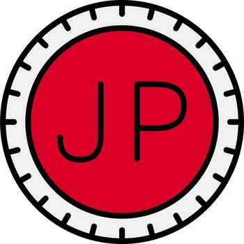 Japón marcar código vector icono