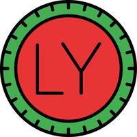 Libya Dial code Vector Icon