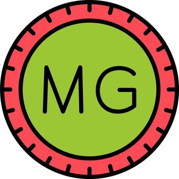 Madagascar Dial code Vector Icon