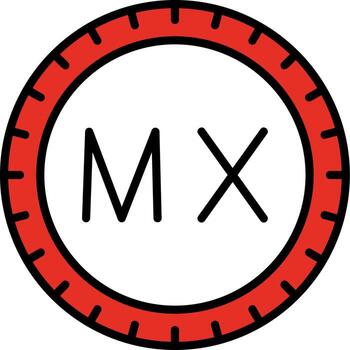 Mexico Dial code Vector Icon