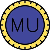 Mauritius Dial code Vector Icon