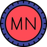 Mongolia Dial code Vector Icon