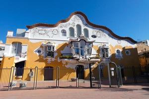 arquitectura, modernista estilo, lata negro, por jose maria jujol giberto sant joan a pesar de, foto