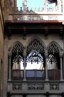 Gothic quarter of the city of Barcelona photo
