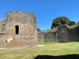 Ludlow in the UK in August 2022. A view of Ludlow Castle photo