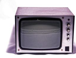 antiguo televisión conjunto foto