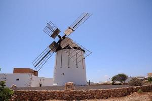 Old wind propeller photo