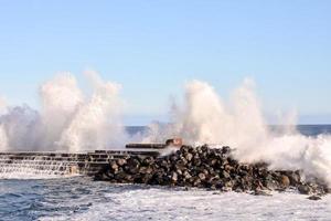 Waves in the ocean photo