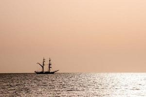 Ship on the sea photo