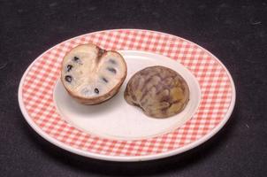 Fruit on a plate photo