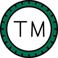 Turkmenistán marcar código vector icono