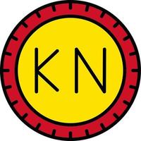 Saint Kitts and Nevis Dial code Vector Icon