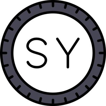 Siria marcar código vector icono
