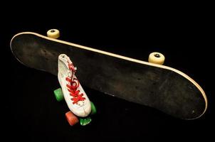 Board and skates photo