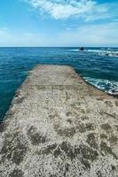 Dock on the coast photo