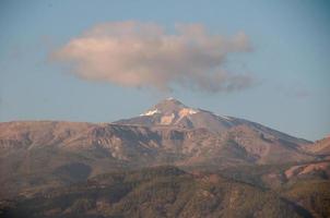 Scenic mountain landscape photo