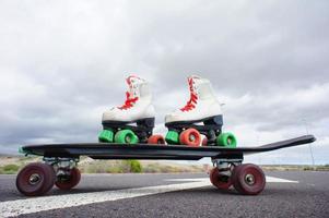 Board and skates photo