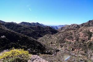 paisaje escénico de montaña foto