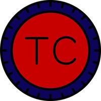 Turks and Caicos Islands Dial code Vector Icon